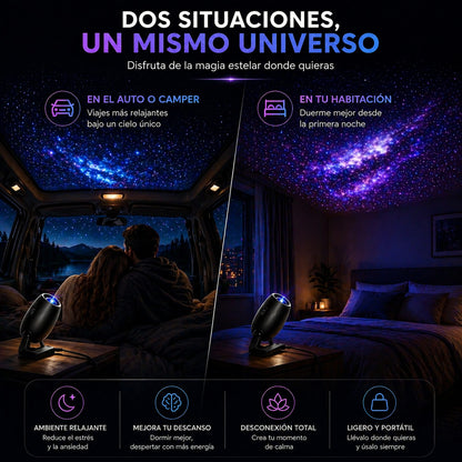 Mini Proyector de Estrellas para ambiente